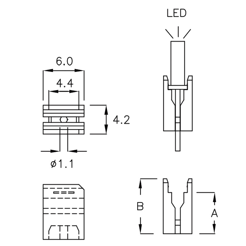 LED灯座 LC-QQ6Q