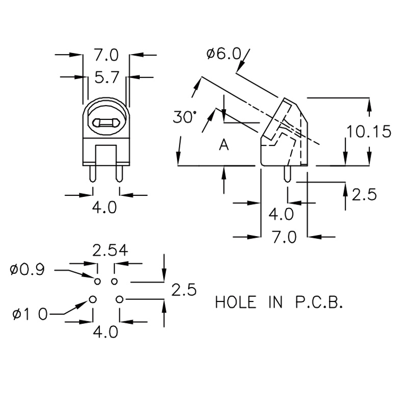 LED灯座 LS-LT5-5A-1