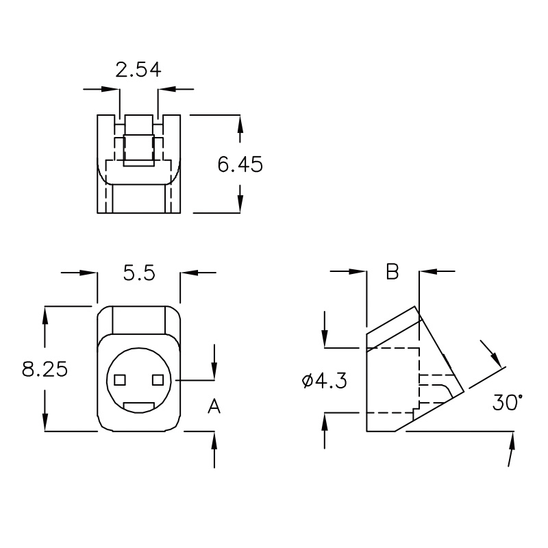 LED灯座 LS-QC3A-1