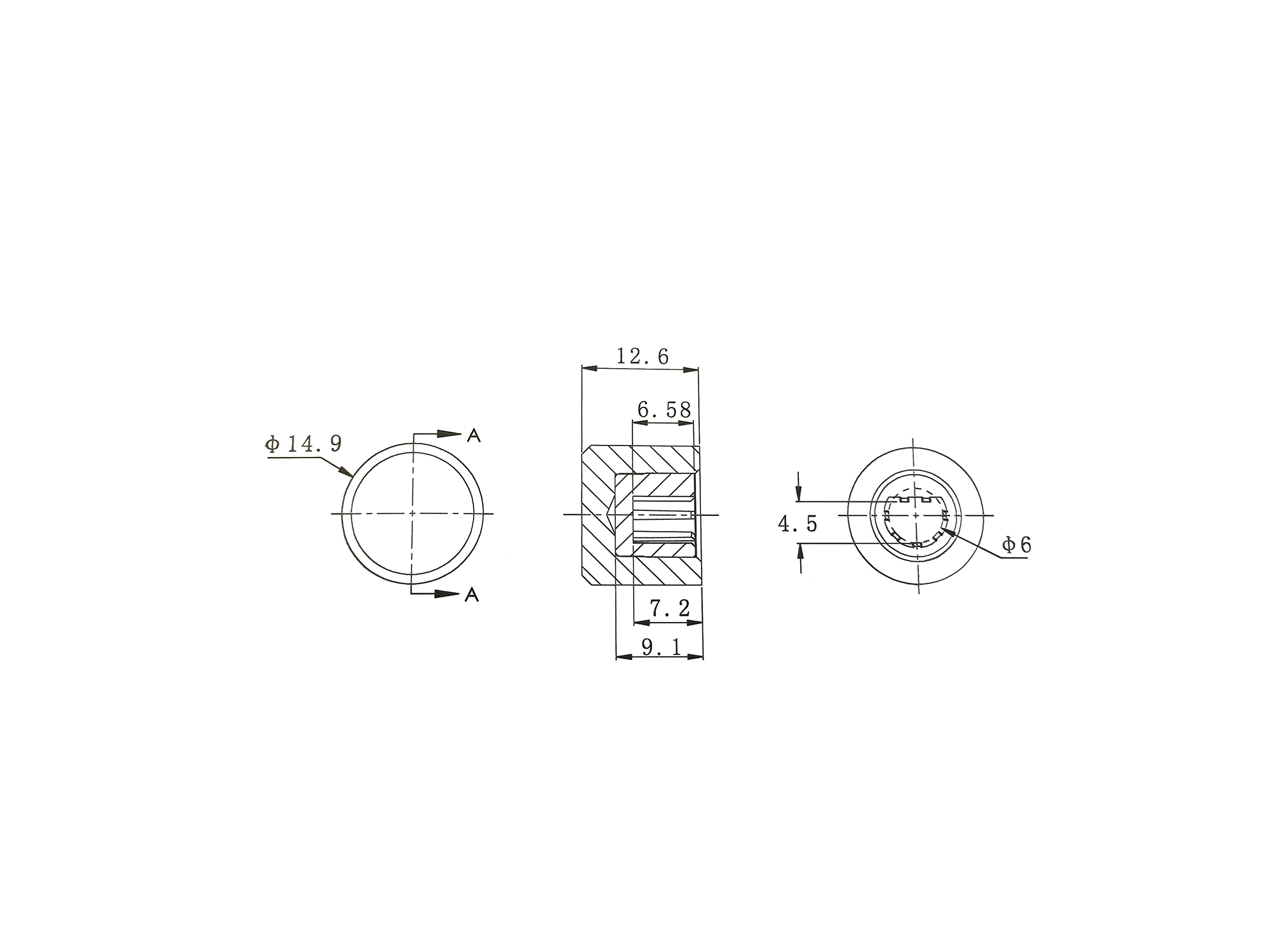 五金旋钮 X26